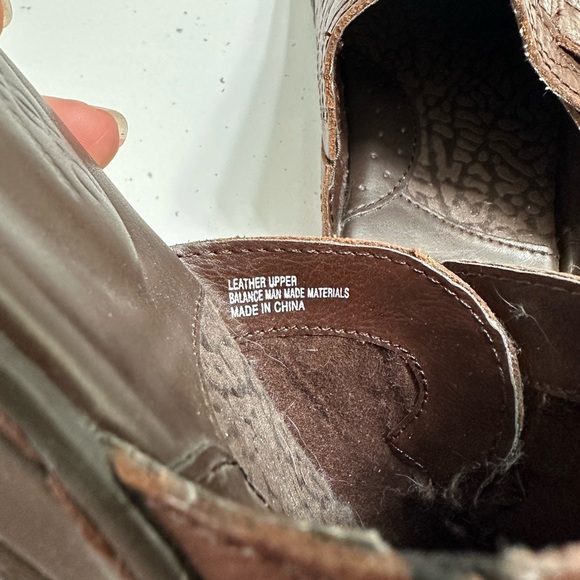 Boc Women’s Born Concepts Mule 7M Brown Leather Slip On Clogs Comfort Shoes Boho - Picture 9 of 9